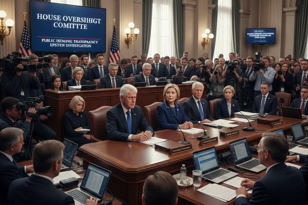 Clintons Request Public Forum for Congressional Testimony